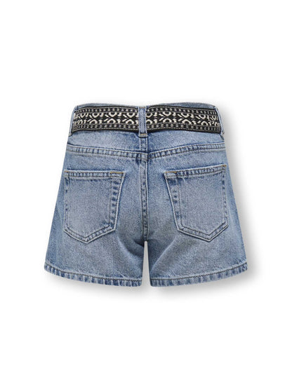 Shorts Only Ella Wide in denim per bambina