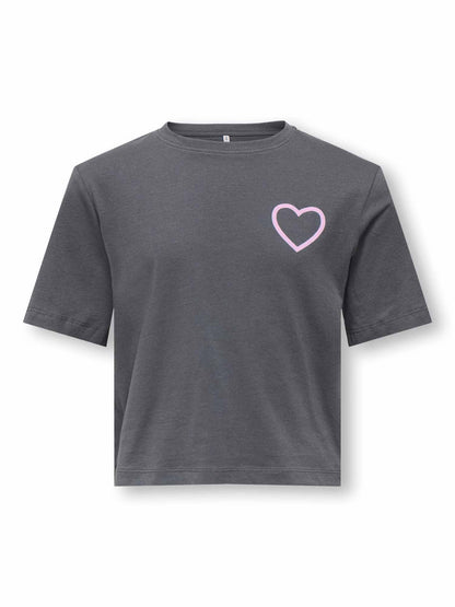 Only jr rex t-shirt da bambino/a antracite