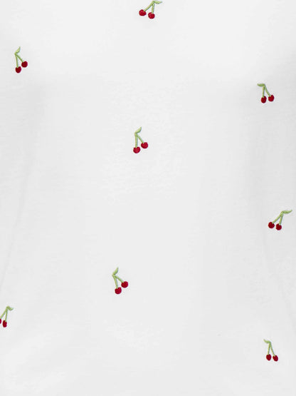 Only jr ketty t-shirt da bambino/a bianco