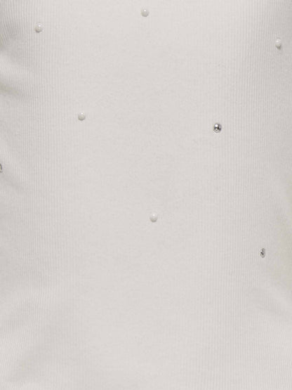Only jill top canotta da bambino/a bianco