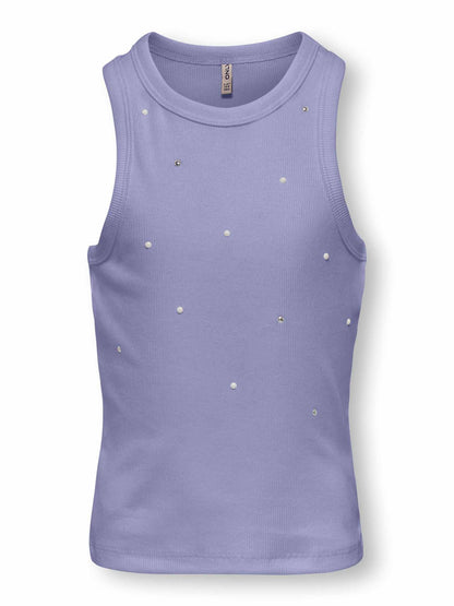 Only jill top canotta da bambino/a lavanda