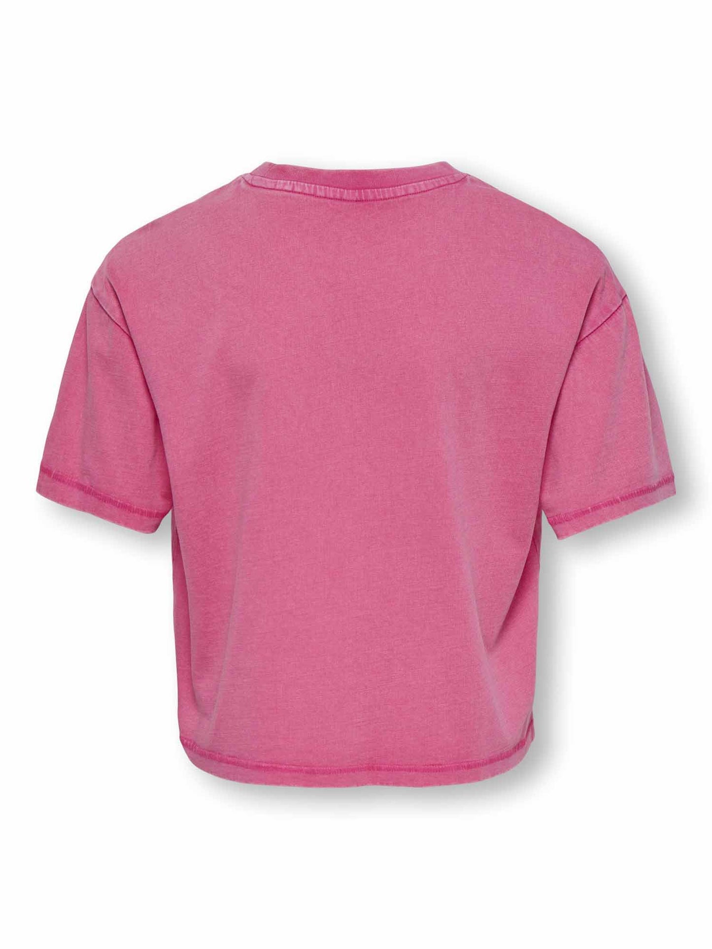 T-shirt unisex bambino Only Pop Life fucsia