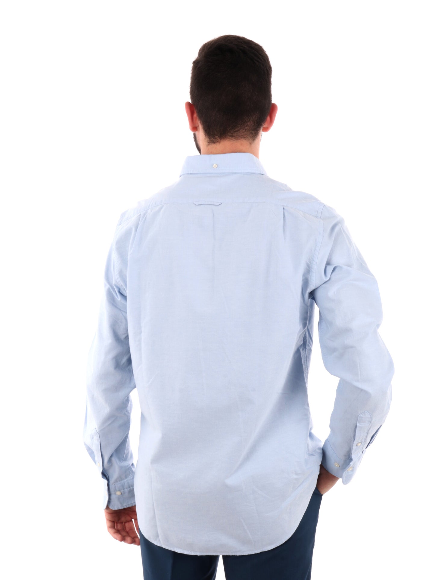 GANT CAMICIA OXF SLI - CELESTE