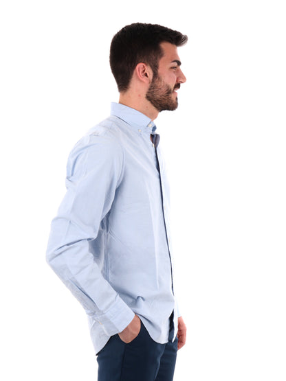 GANT CAMICIA OXF SLI - CELESTE