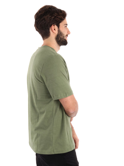 T-SHIRT LOGO FROMEN KAPPA UOMO OLIVA