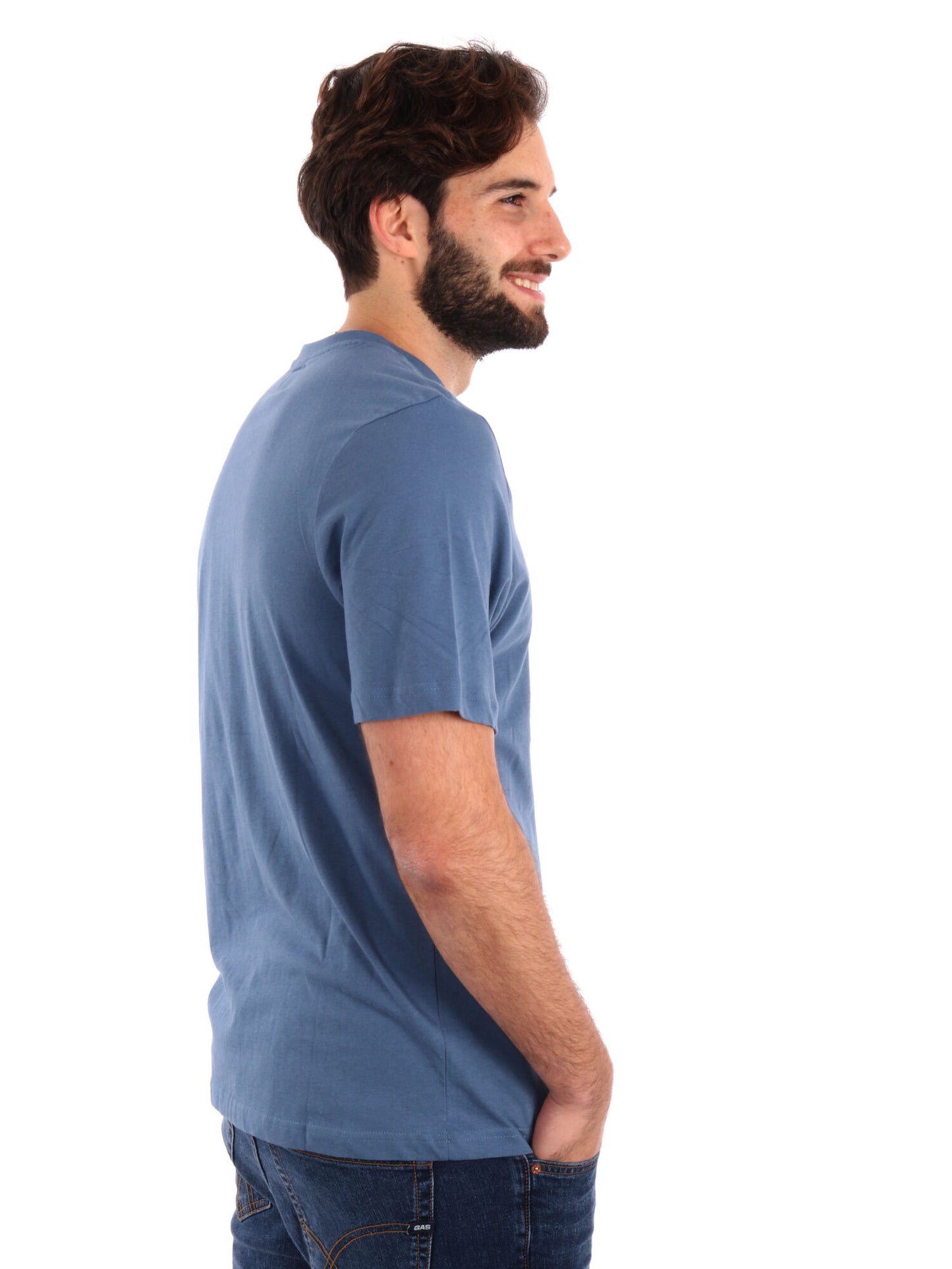 T-SHIRT LOGO FROMEN KAPPA UOMO COBALTO