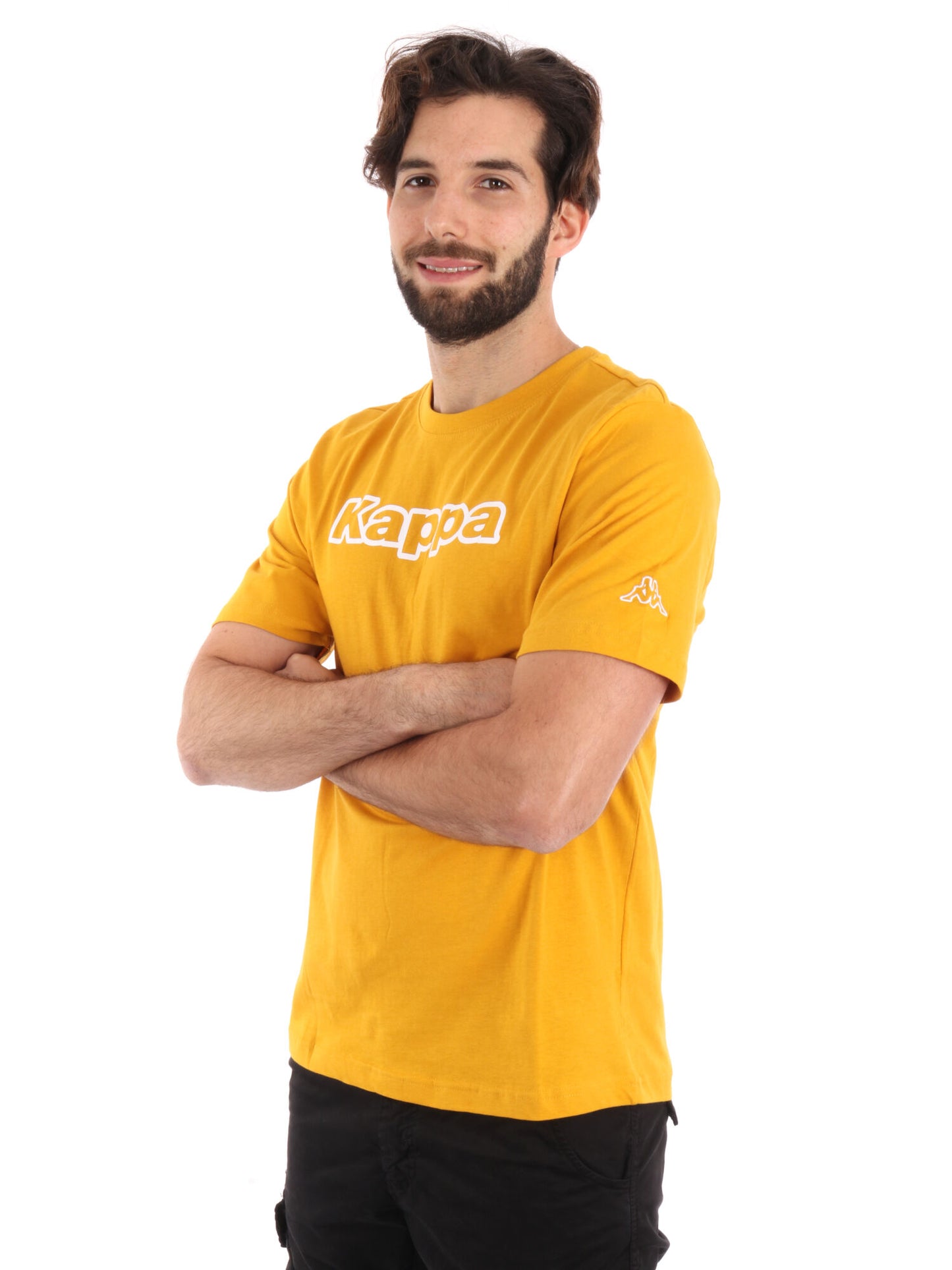 T-SHIRT LOGO FROMEN KAPPA UOMO OCRA