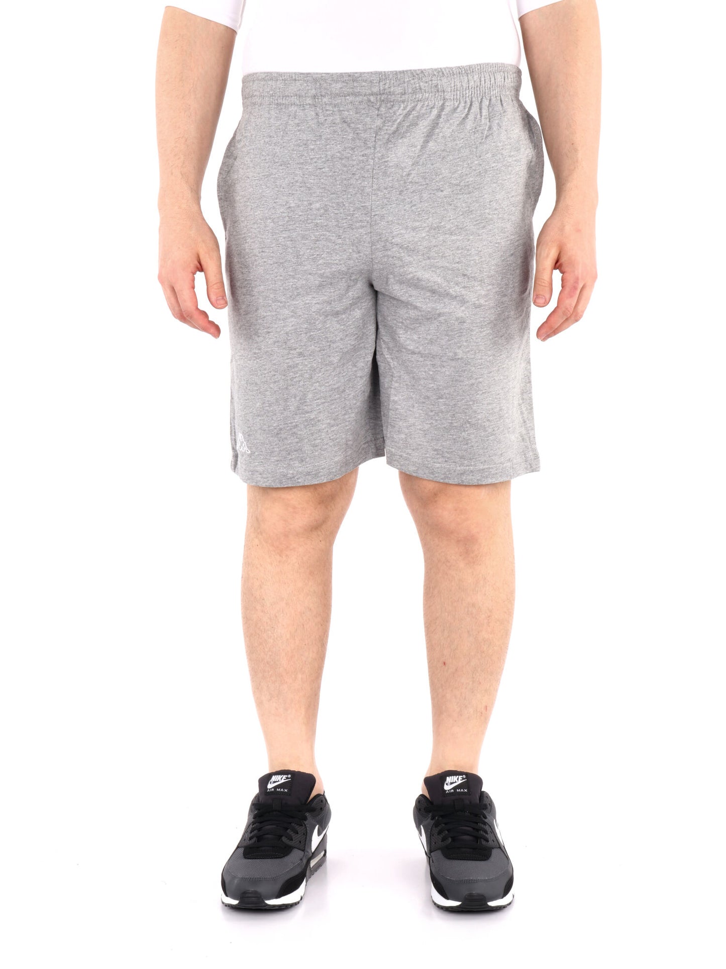 Bermuda Kappa uomo in morbido jersey grigio