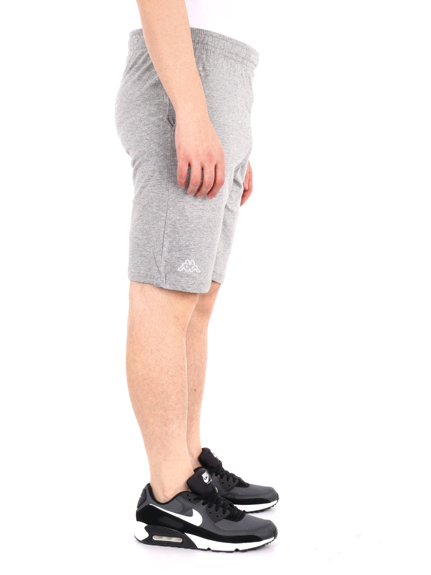 Bermuda Kappa uomo in morbido jersey grigio