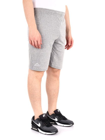 Bermuda Kappa uomo in morbido jersey grigio