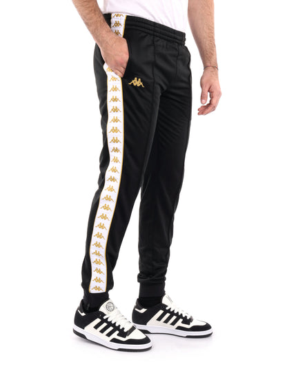 PANTALONE BANDA RASTORIA KAPPA UOMO NERO