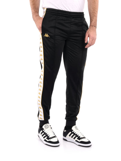PANTALONE BANDA RASTORIA KAPPA UOMO NERO