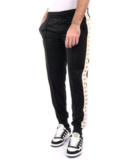 PANTALONE BANDA RASTORIA KAPPA UOMO NERO
