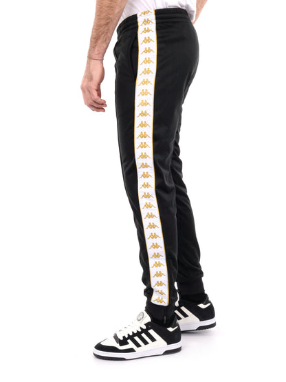 PANTALONE BANDA RASTORIA KAPPA UOMO NERO