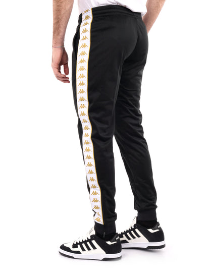 PANTALONE BANDA RASTORIA KAPPA UOMO NERO