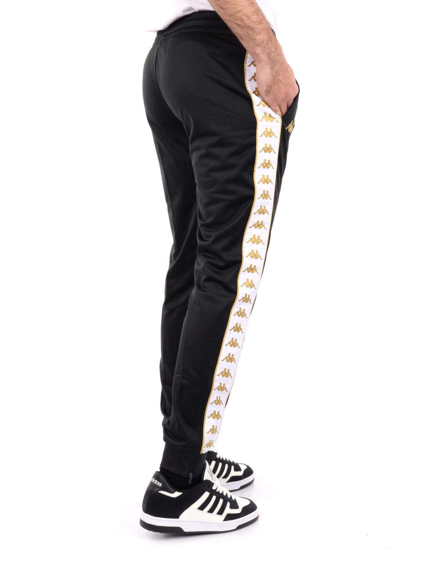 PANTALONE BANDA RASTORIA KAPPA UOMO NERO