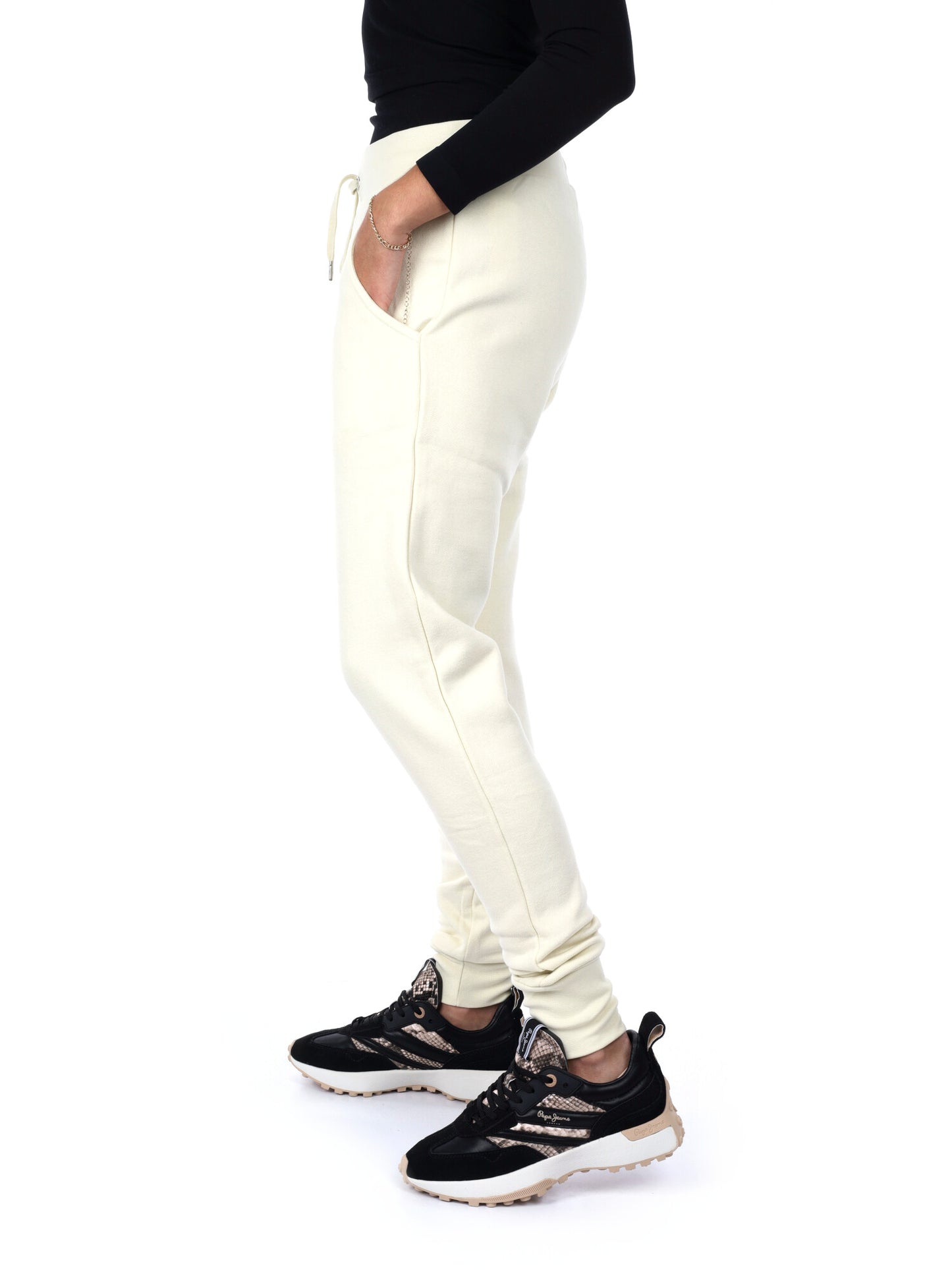 PANTALONE JOGGER KAPPA DA DONNA  PANNA