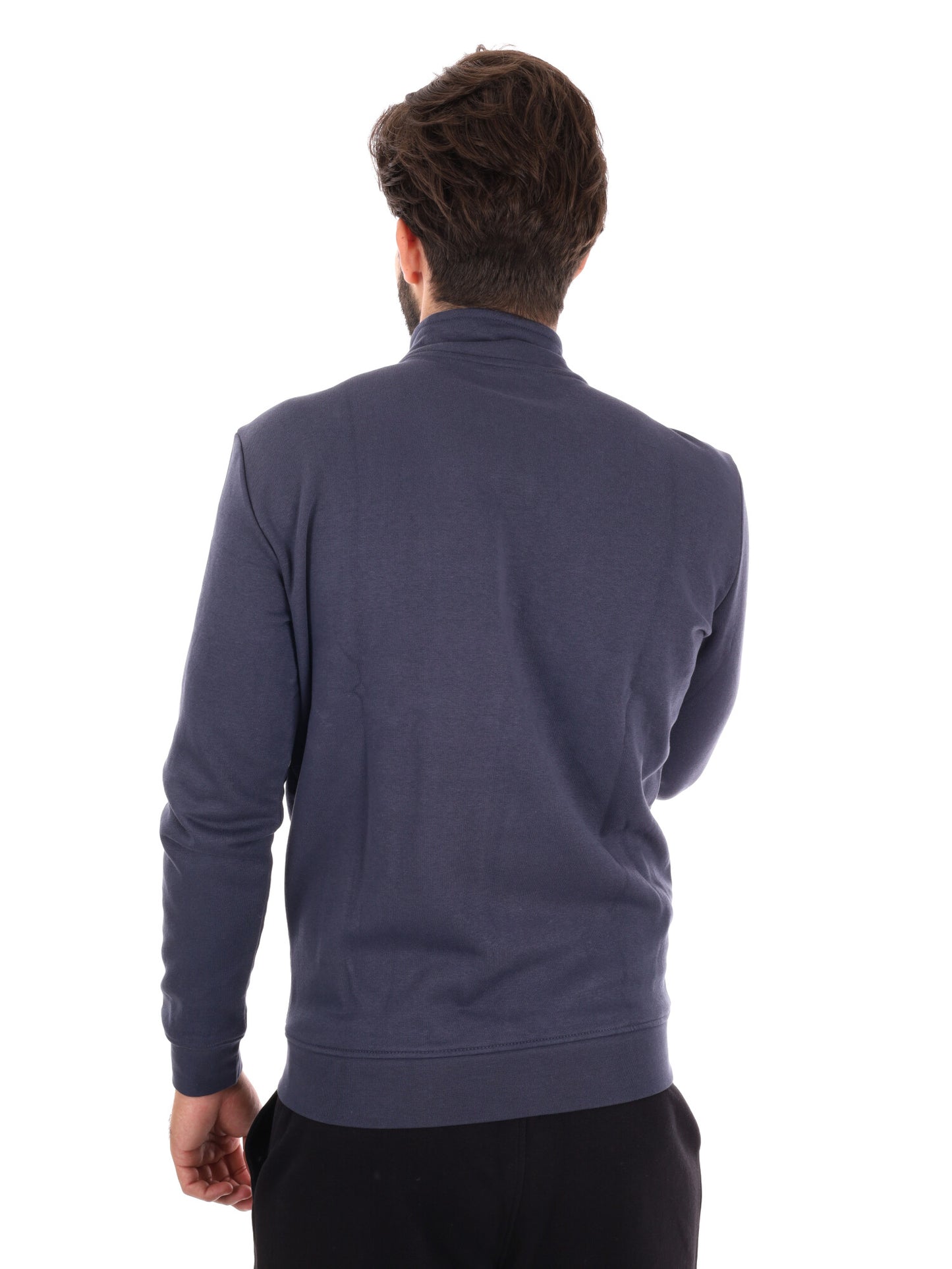 FELPA FULL ZIP KAPPA DA UOMO ANTRACITE