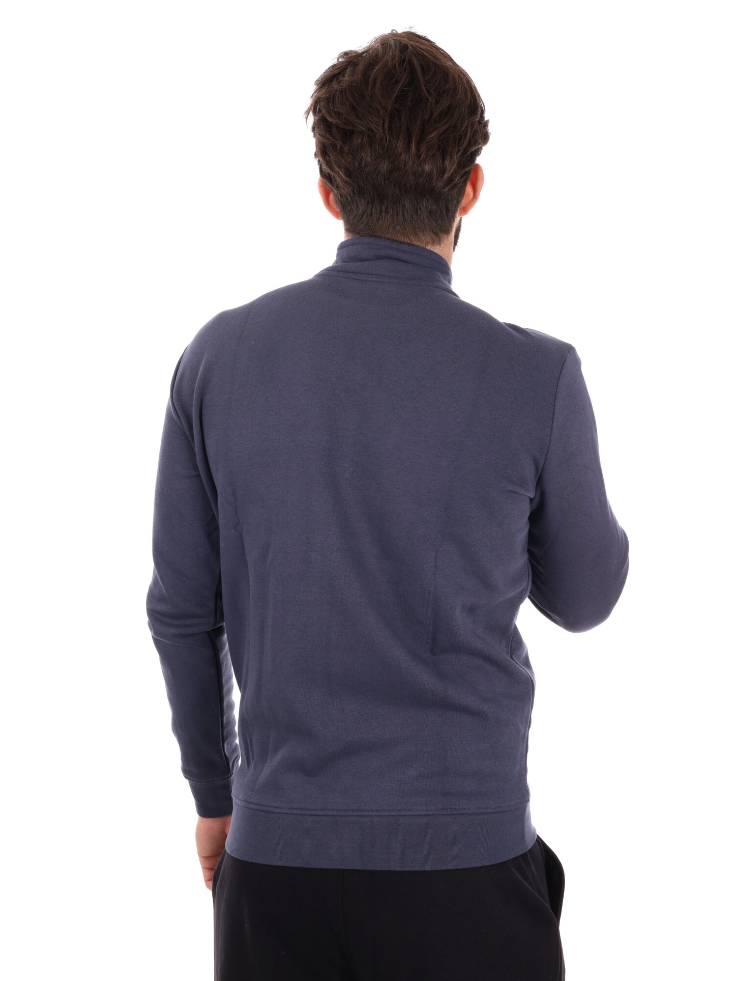 FELPA FULL ZIP KAPPA DA UOMO ANTRACITE