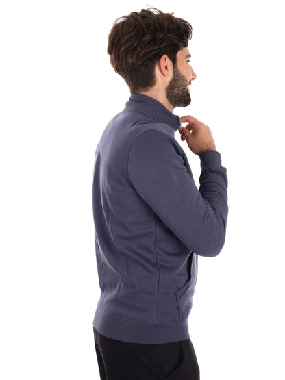 FELPA FULL ZIP KAPPA DA UOMO ANTRACITE