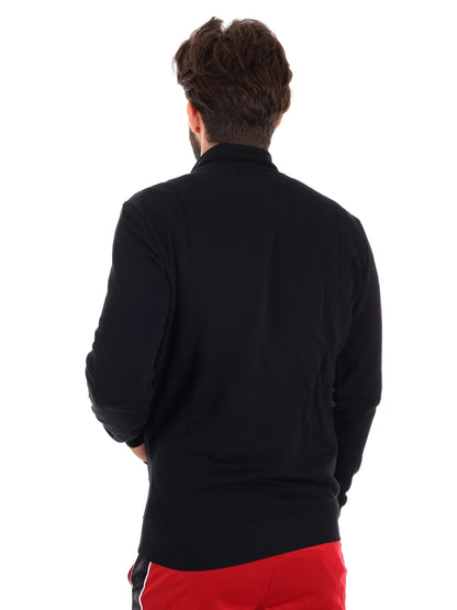 FELPA FULL ZIP KAPPA DA UOMO NERO