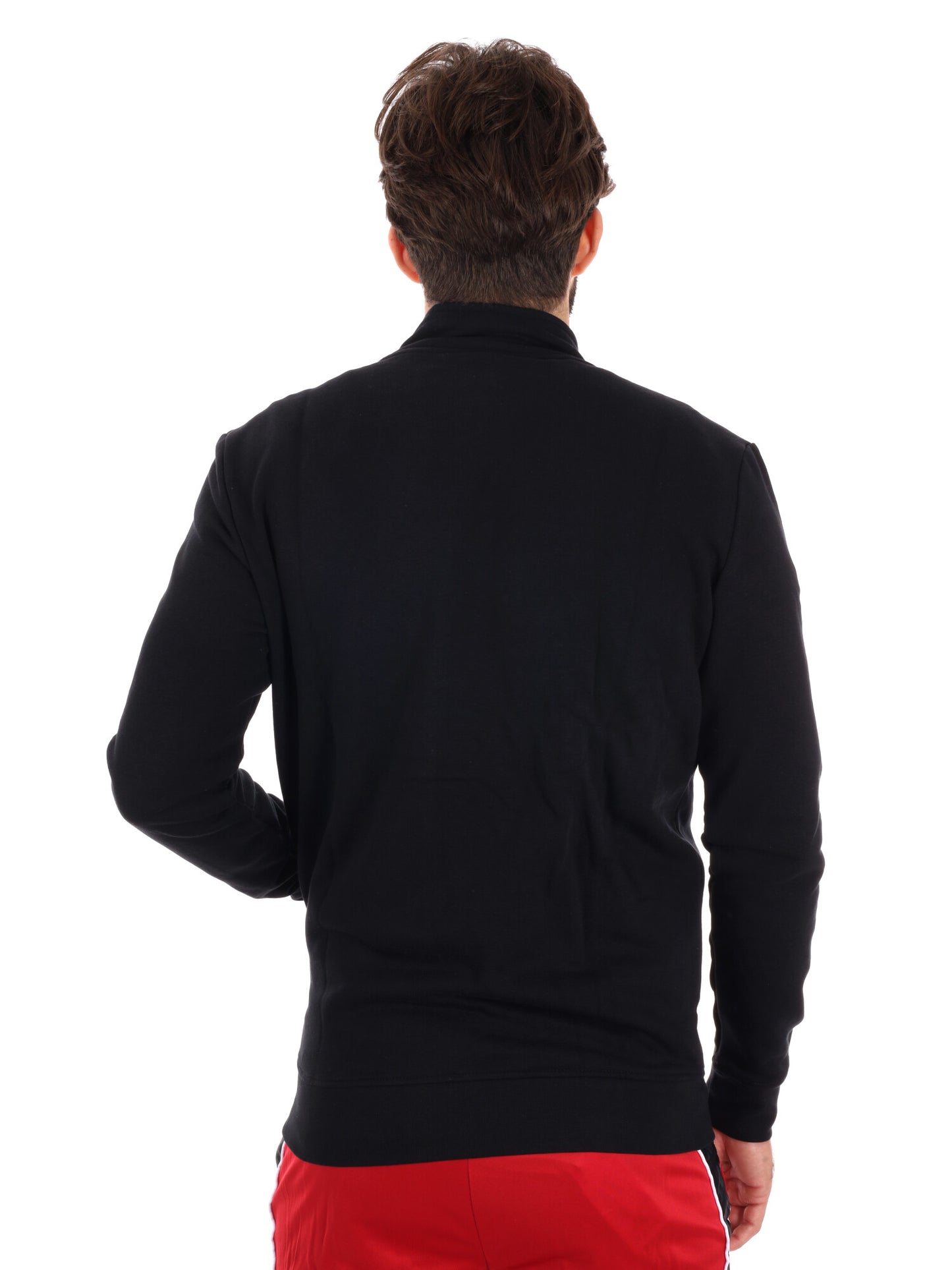 FELPA FULL ZIP KAPPA DA UOMO NERO