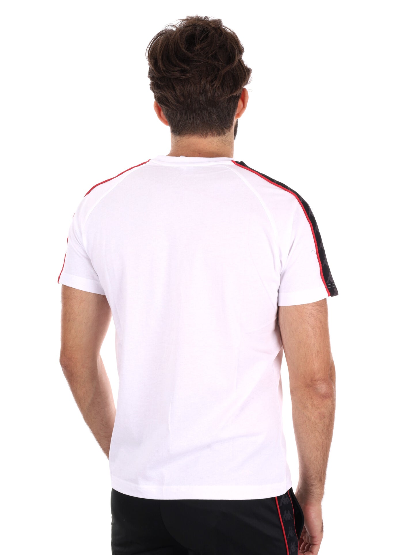 T-SHIRT BANDE KAPPA  DA UOMO BIANCO
