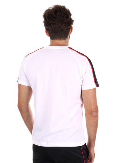 T-SHIRT BANDE KAPPA  DA UOMO BIANCO