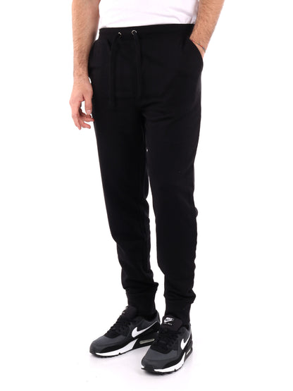 Pantalone Korpo Zanty Kappa da uomo in nero dalla vestibilità regolare