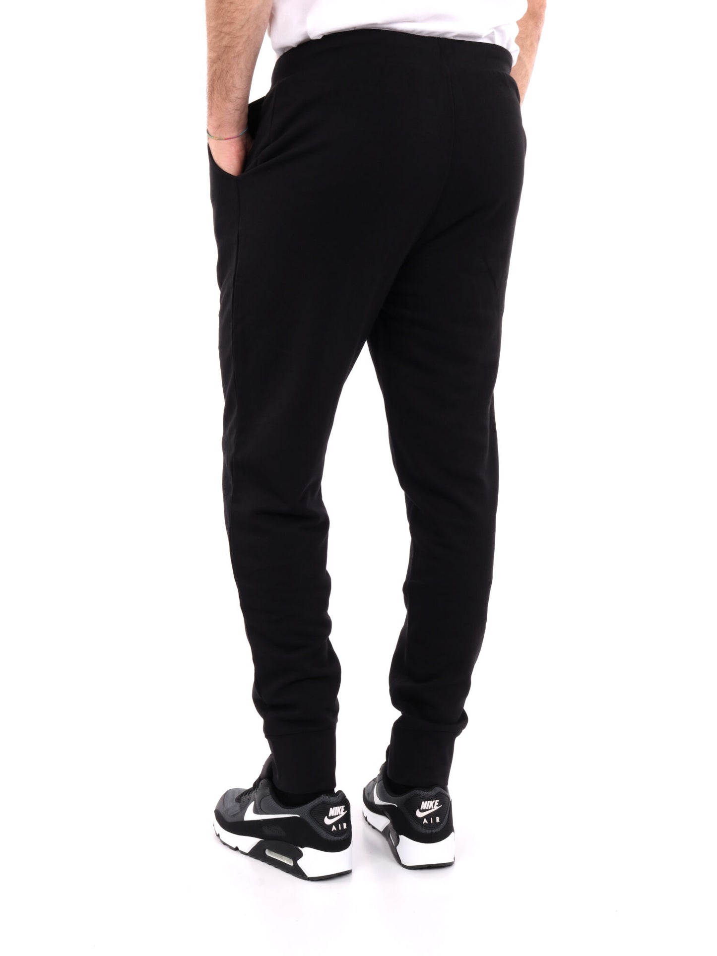 Pantalone Korpo Zanty Kappa da uomo in nero dalla vestibilità regolare