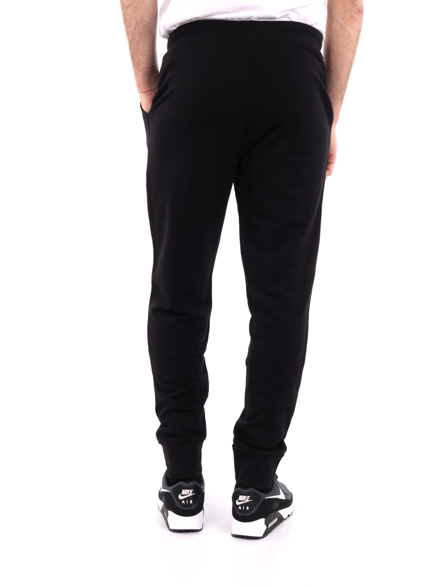 Pantalone Korpo Zanty Kappa da uomo in nero dalla vestibilità regolare
