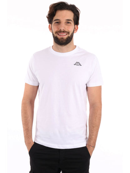 T-SHIRT KAPPA UOMO BIANCO