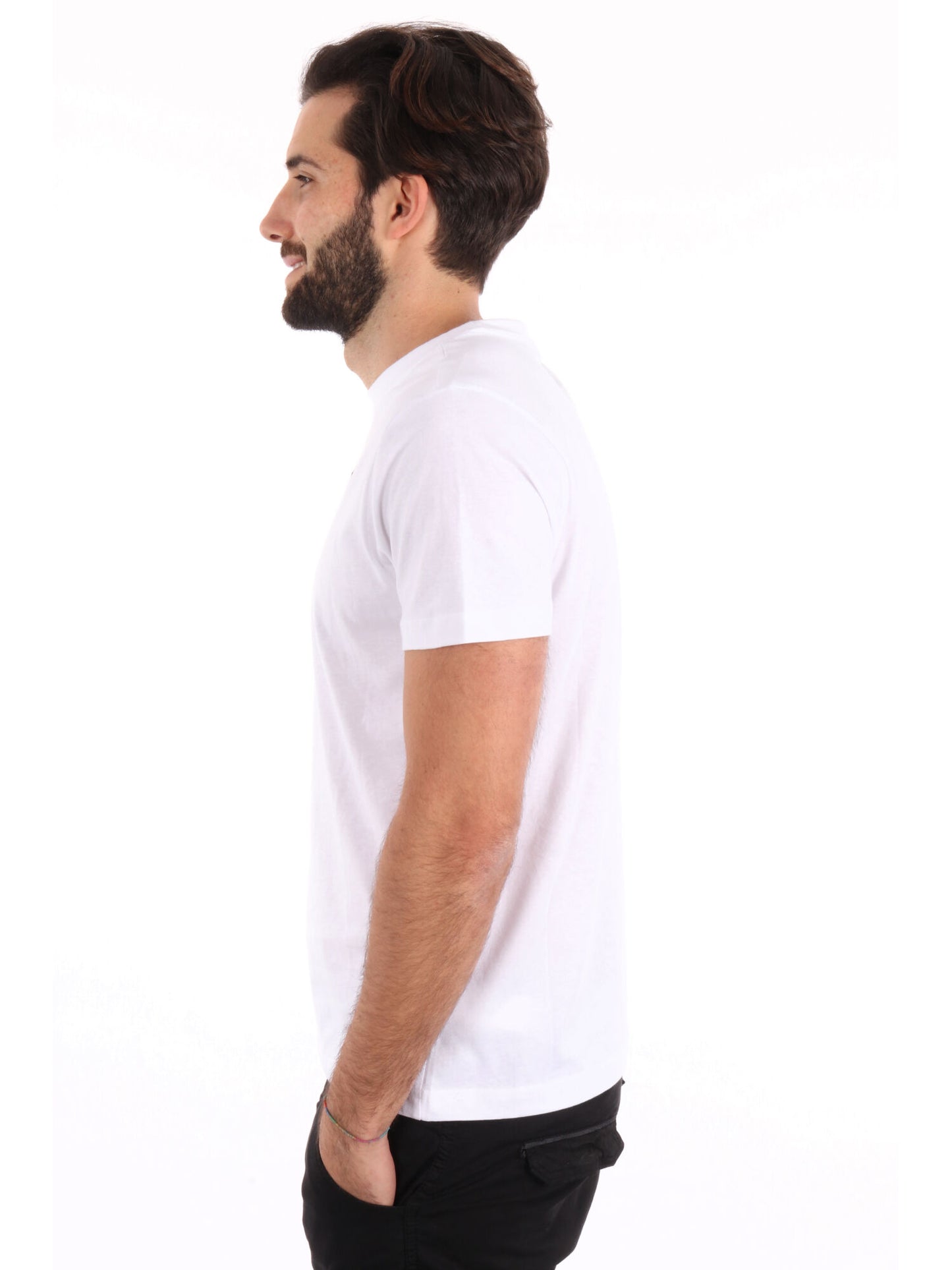 T-SHIRT KAPPA UOMO BIANCO