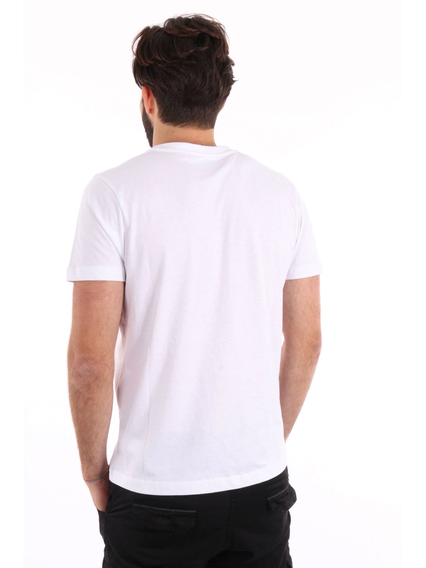 T-SHIRT KAPPA UOMO BIANCO