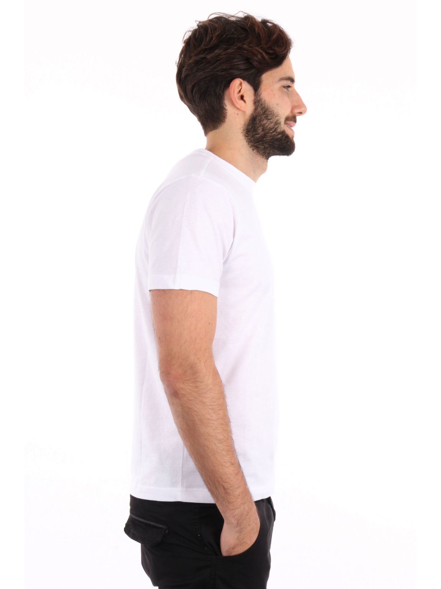 T-SHIRT KAPPA UOMO BIANCO
