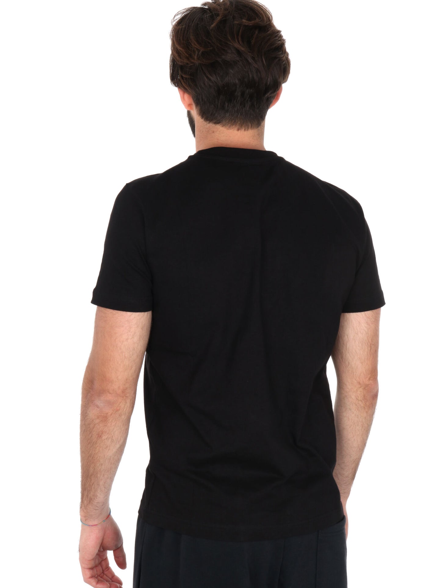 T-shirt Kappa Cafers slim fit da uomo nera con logo