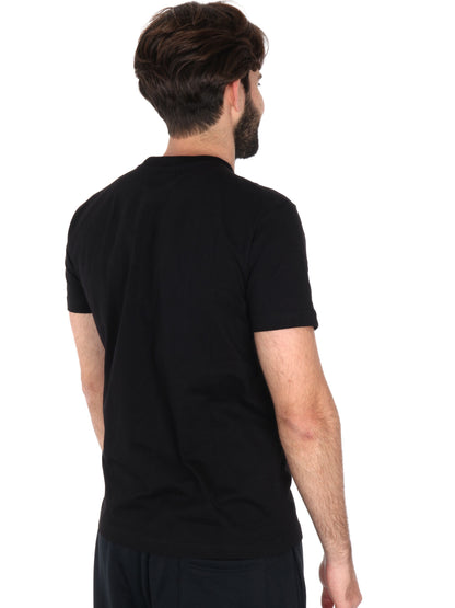 T-shirt Kappa Cafers slim fit da uomo nera con logo
