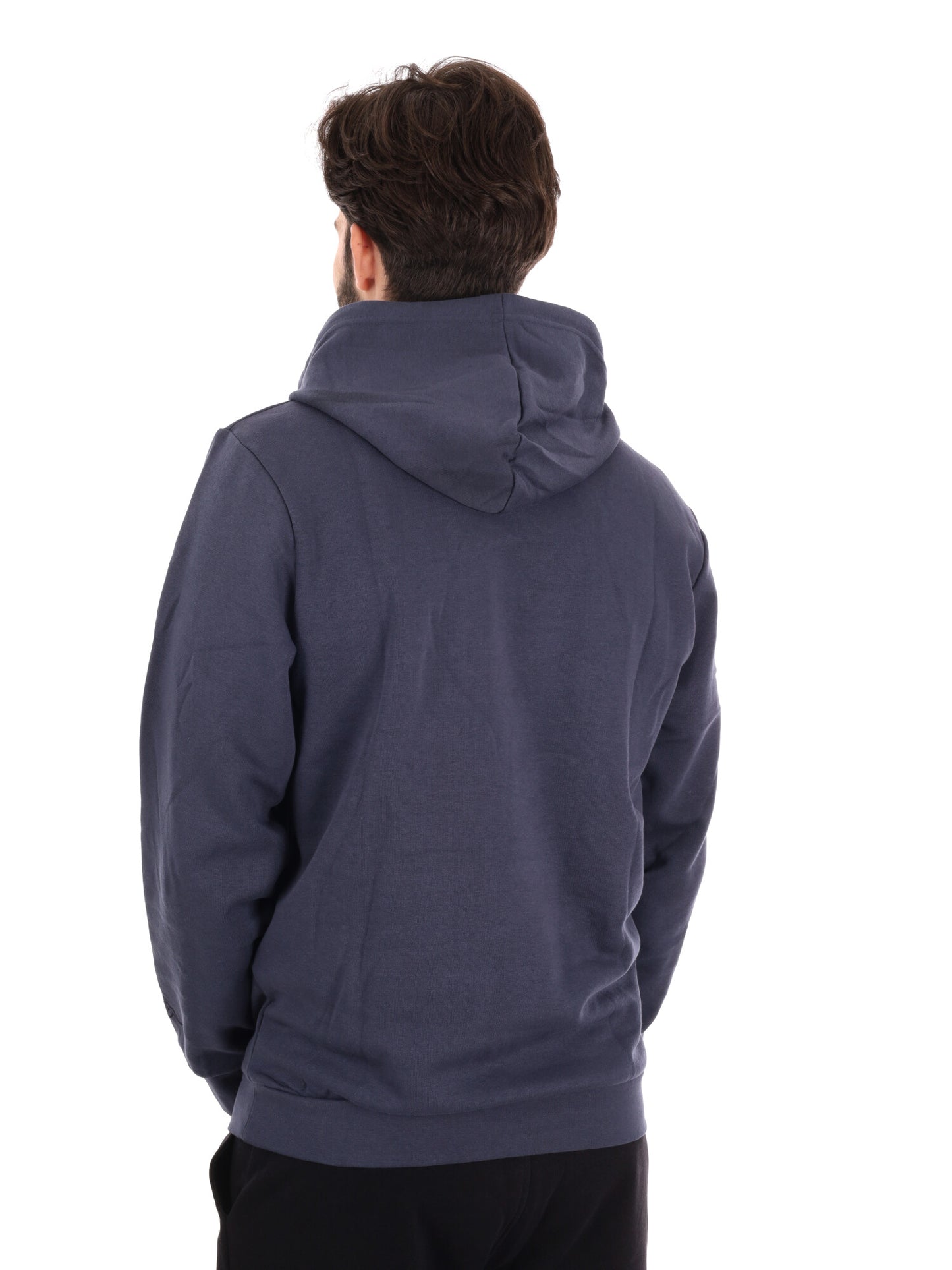 FELPA MAXI LOGO RICAMATO KAPPA DA UOMO ANTRACITE