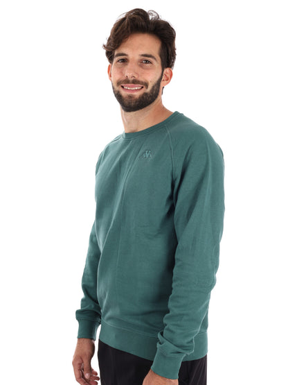 FELPA GIROCOLLO KAPPA DA UOMO VERDE