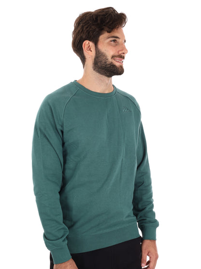 FELPA GIROCOLLO KAPPA DA UOMO VERDE