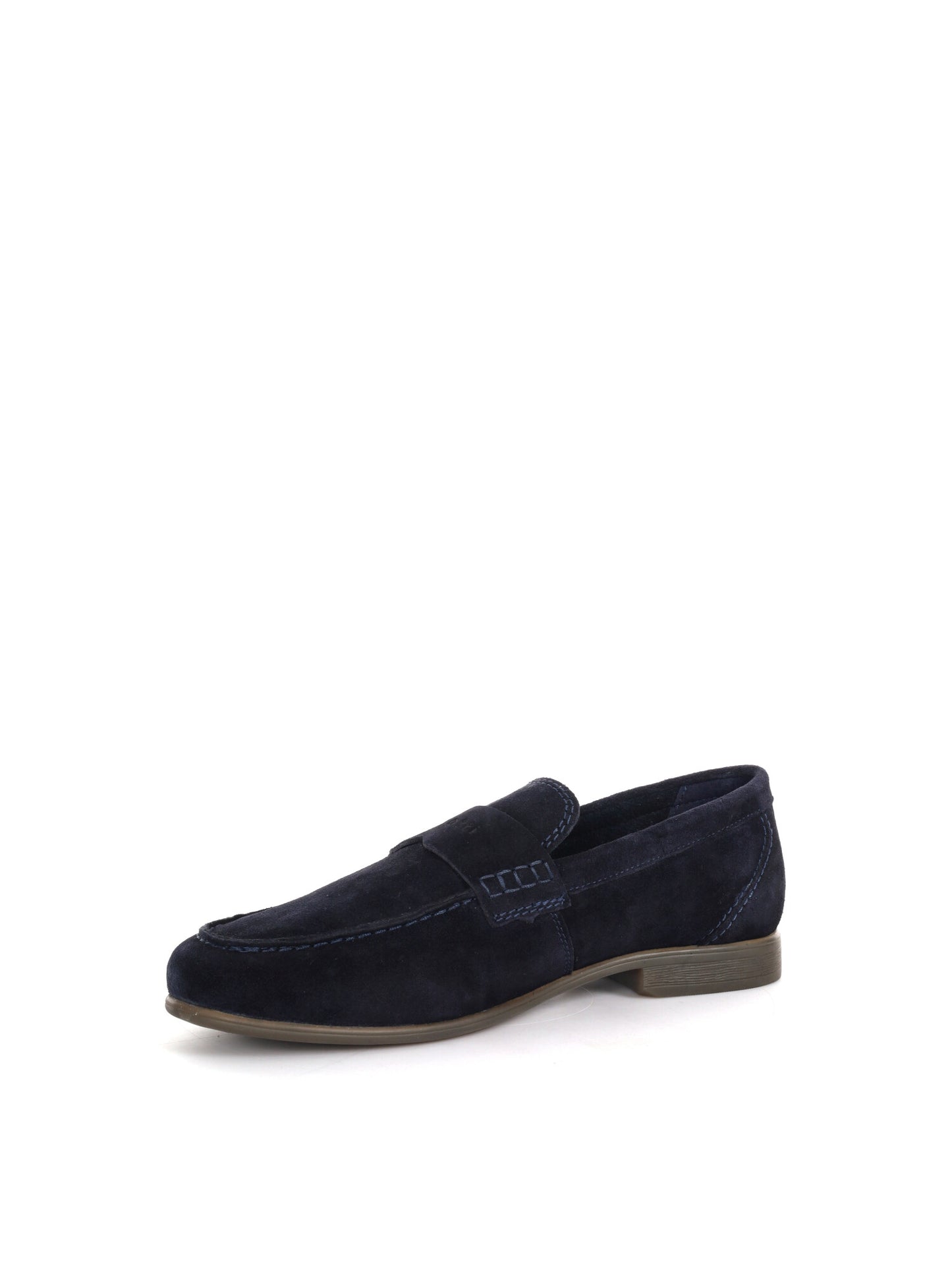 Bugatti Trip, mocassini slip-on in blu da uomo