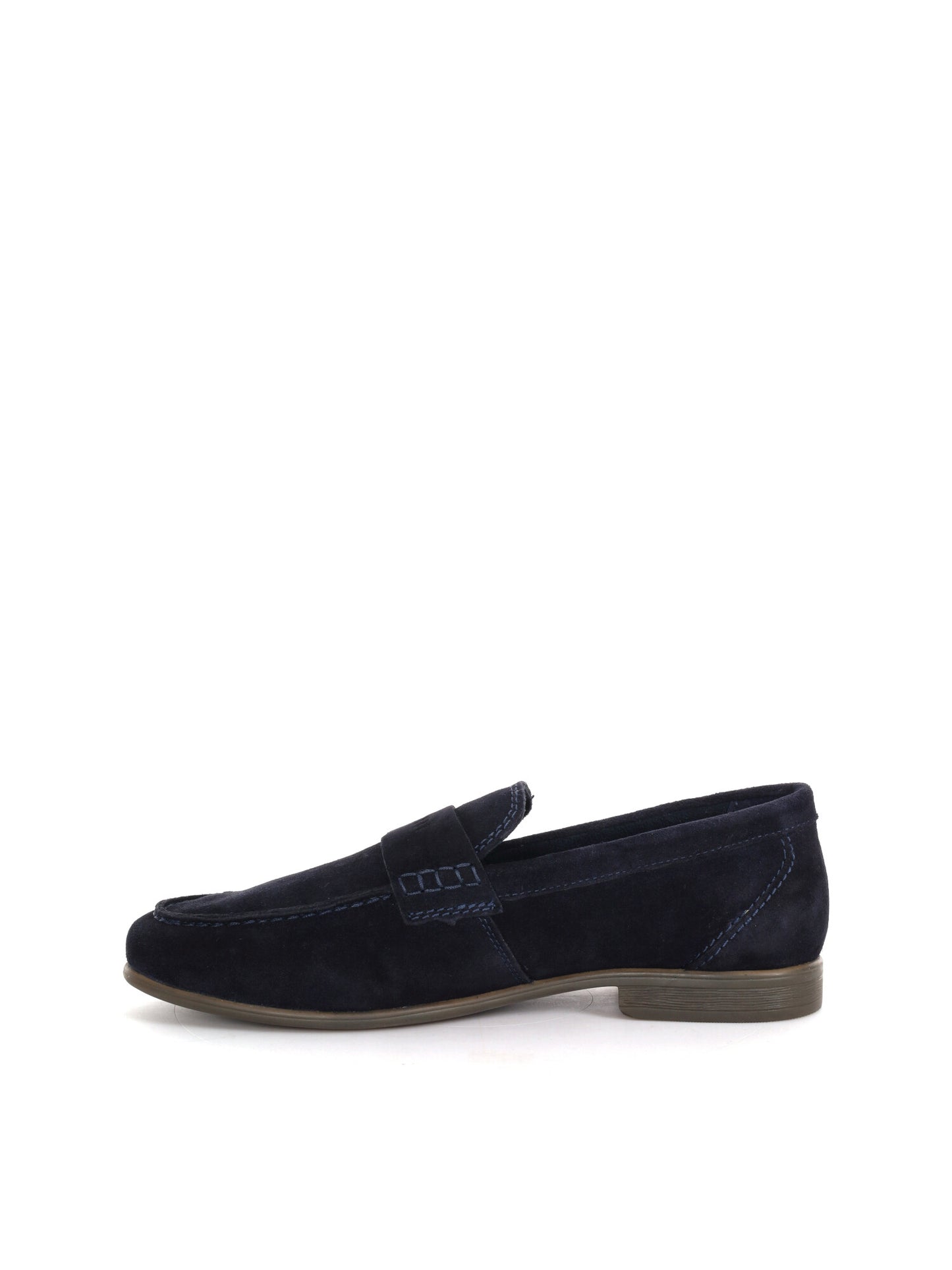 Bugatti Trip, mocassini slip-on in blu da uomo