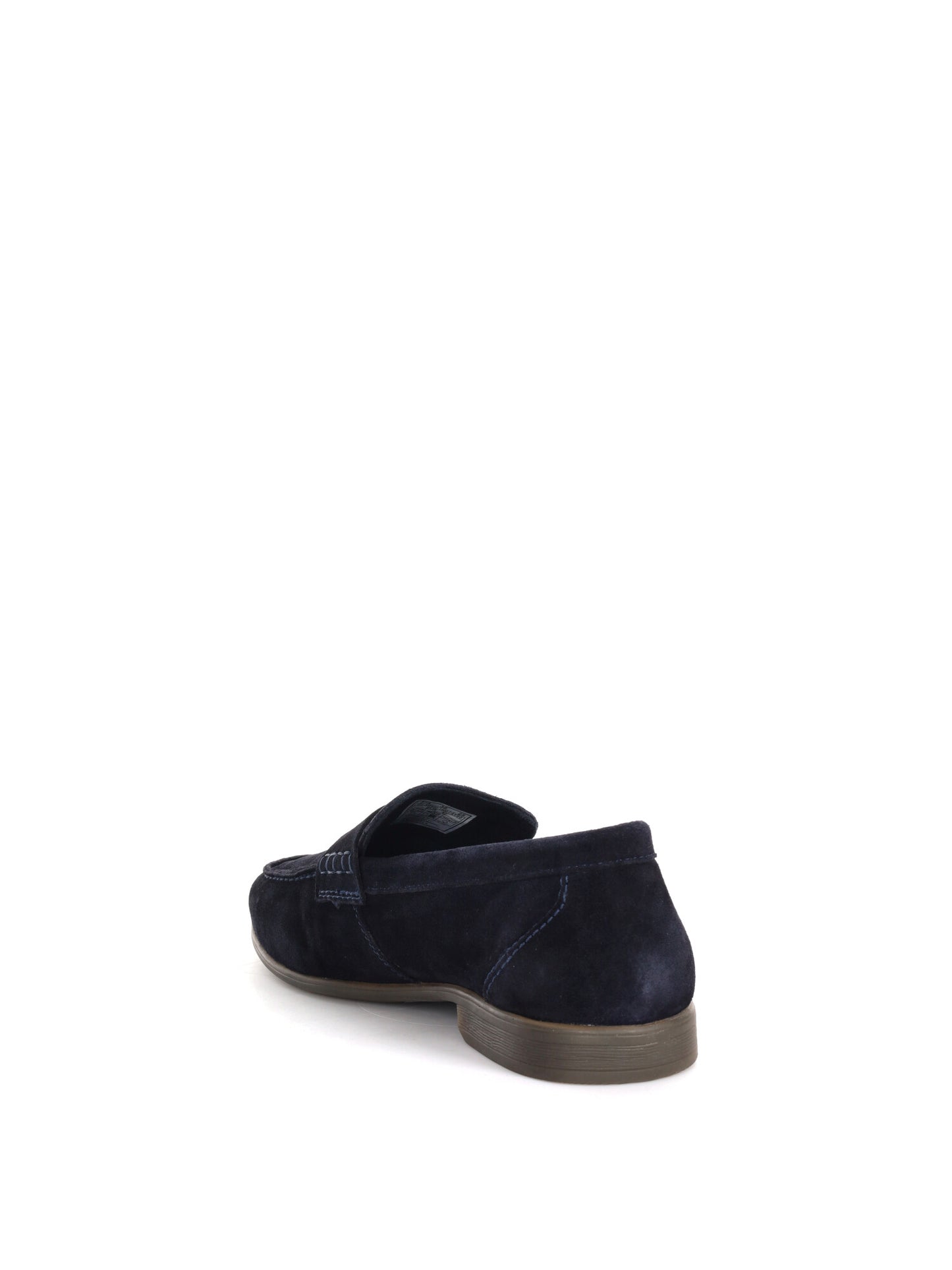 Bugatti Trip, mocassini slip-on in blu da uomo