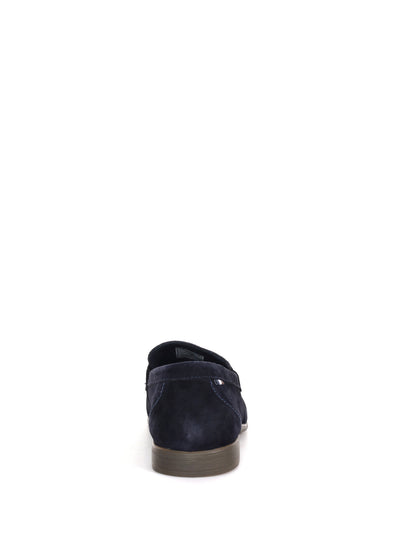 Bugatti Trip, mocassini slip-on in blu da uomo