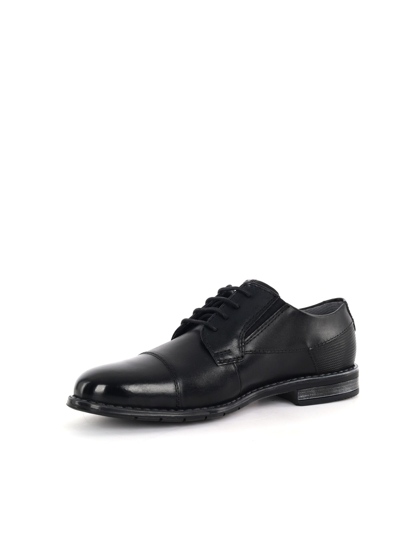 Bugatti Lerio Comfort, stringate derby da uomo nere in pelle