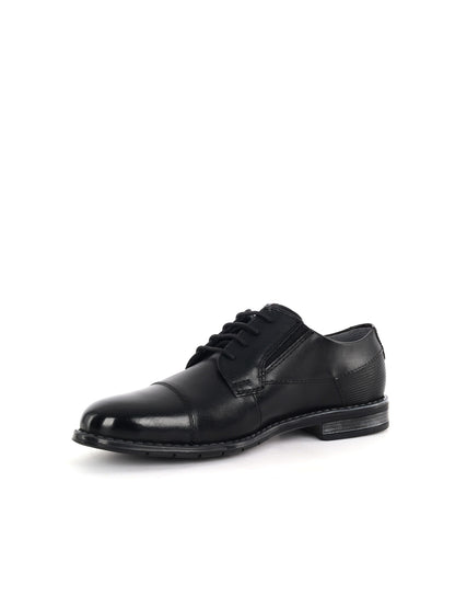 Bugatti Lerio Comfort, stringate derby da uomo nere in pelle