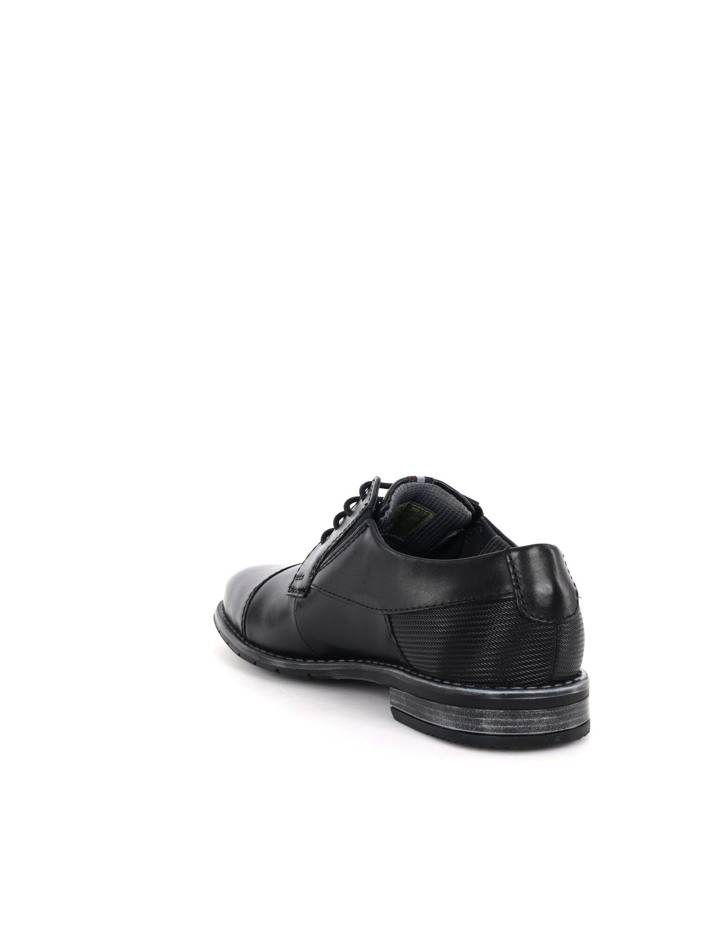 Bugatti Lerio Comfort, stringate derby da uomo nere in pelle
