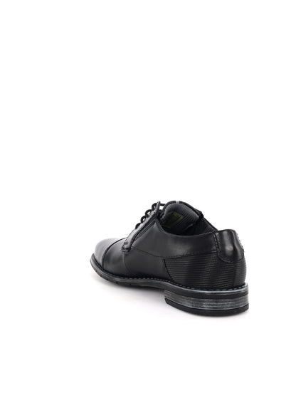 Bugatti Lerio Comfort, stringate derby da uomo nere in pelle