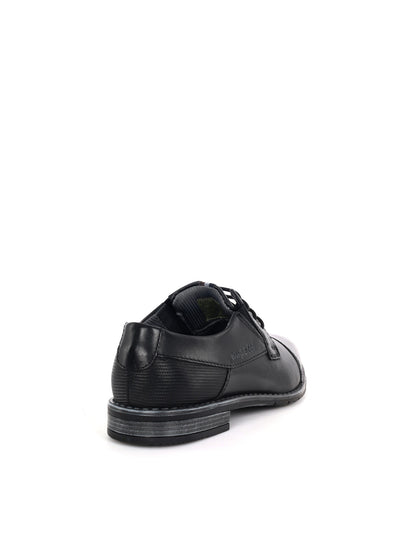 Bugatti Lerio Comfort, stringate derby da uomo nere in pelle
