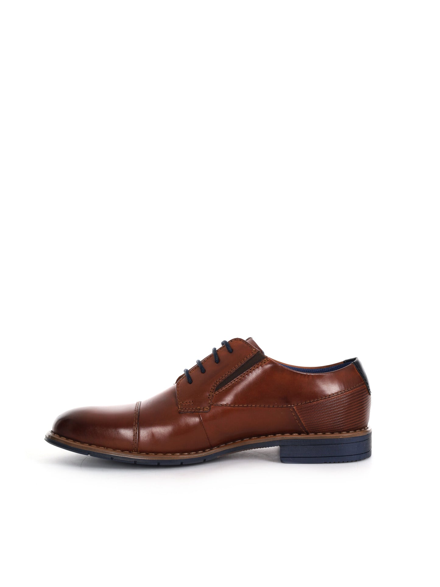 Bugatti Lerio Comfort, stringate uomo in pelle marrone cognac